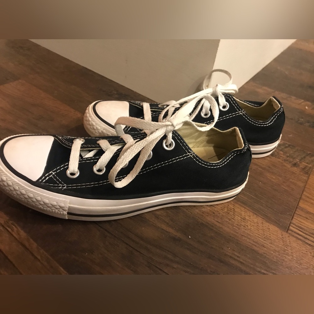 Converse sneakers low top black+white